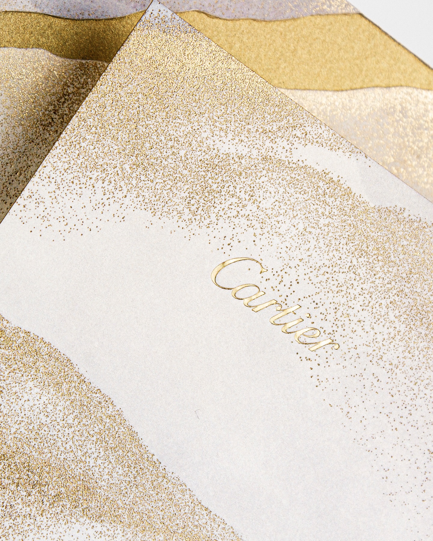 Cartier – Zurich – invitation – print – macro